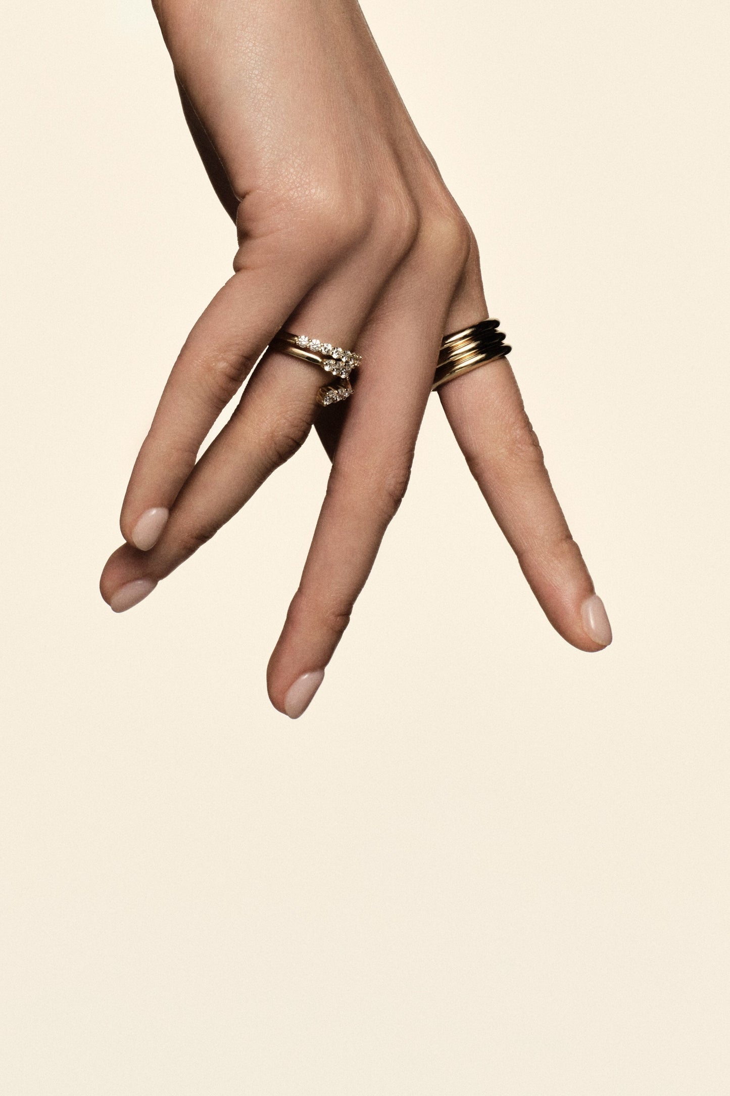 Janie Diamond Wrap Ring | Yellow Gold