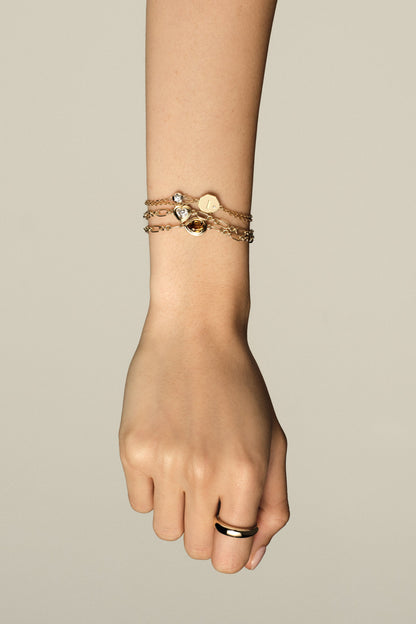 Roma Marquise Gemstone Bracelet | Silver