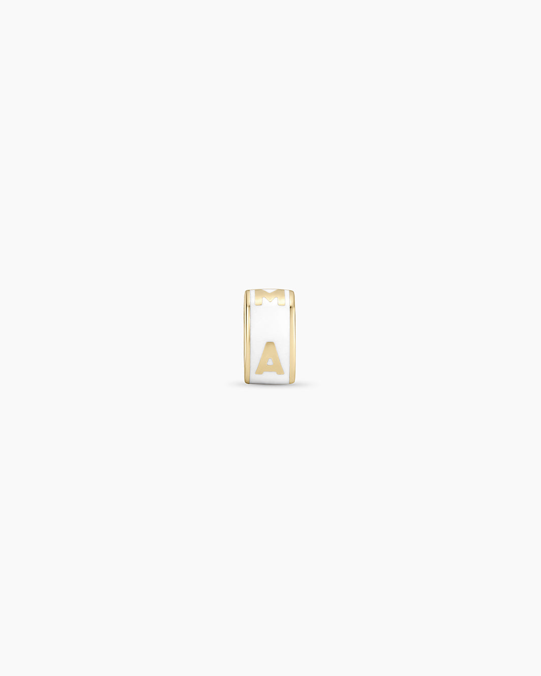 14K Gold Mama Halo Charm Necklace