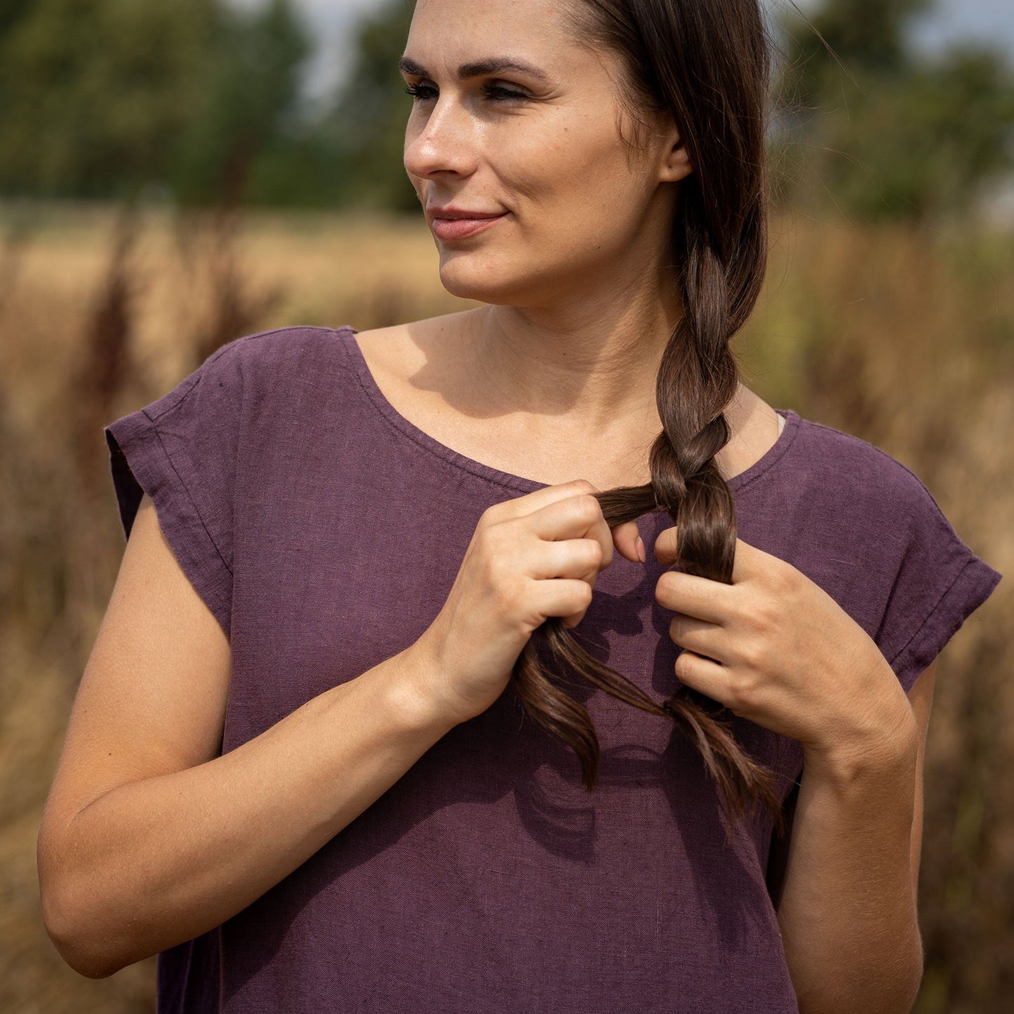 Smock Dress Cecilia Shadow Purple