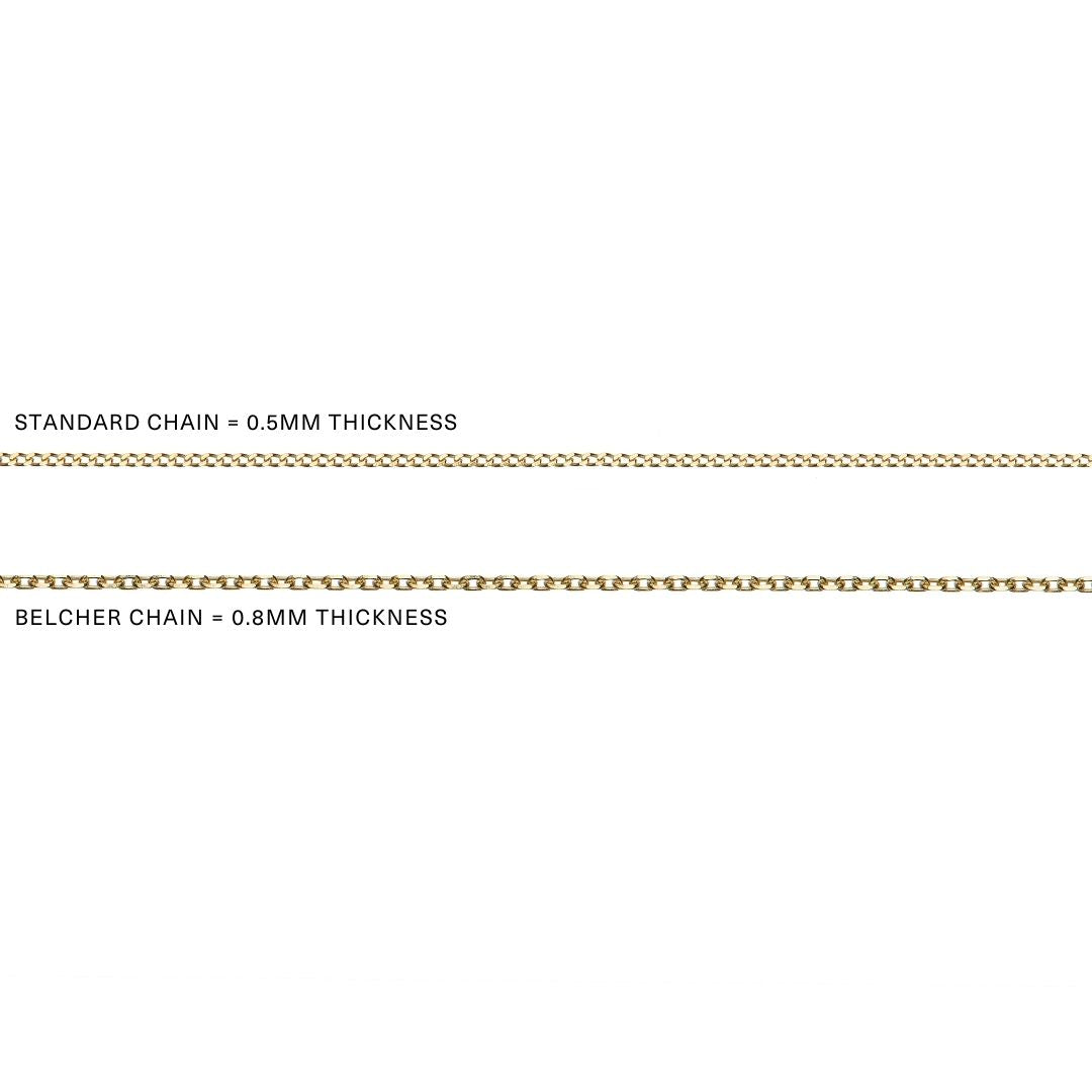 Solid Gold Large Round St Christopher Medallion Necklace