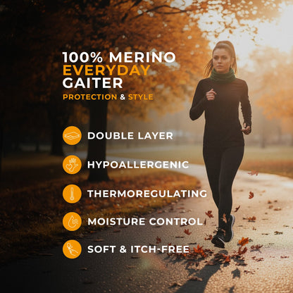 Women's 100% Merino Sun Protective Neck Gaiter
