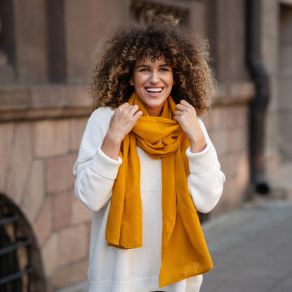 Unisex European Linen Scarf