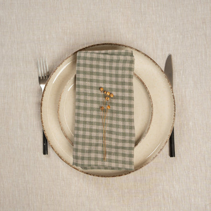 Linen Holiday Celebration Napkins