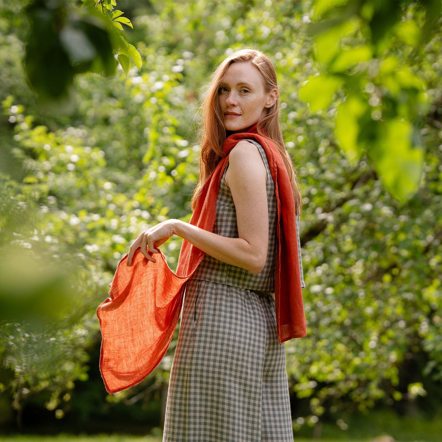 Unisex European Linen Scarf