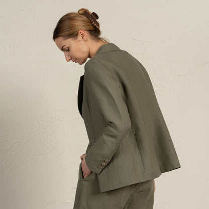 100% Linen Blazer Quin