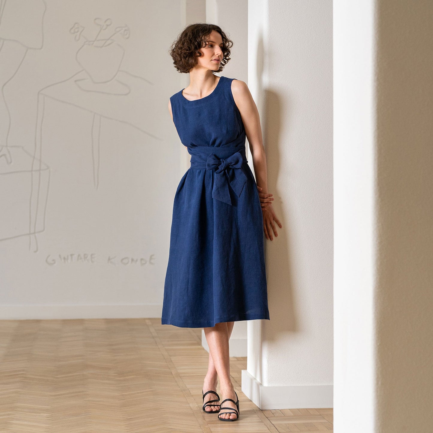 Linen Wrap Dress Hailey