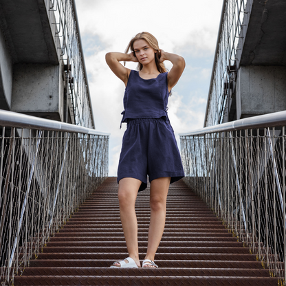 Crop Top with Side Ribbons Audrey