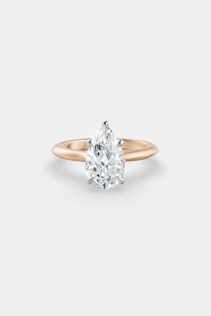 Diamond Solitaire Ring | Traditional Band