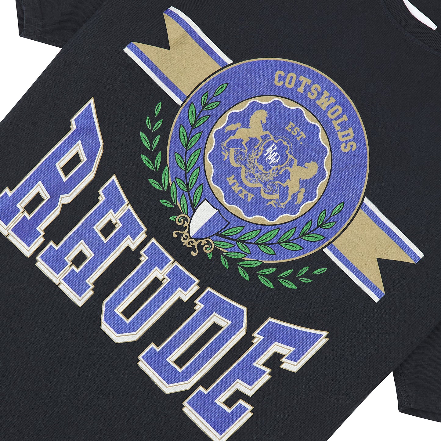 Cotswold Crest Tee | Vintage Black