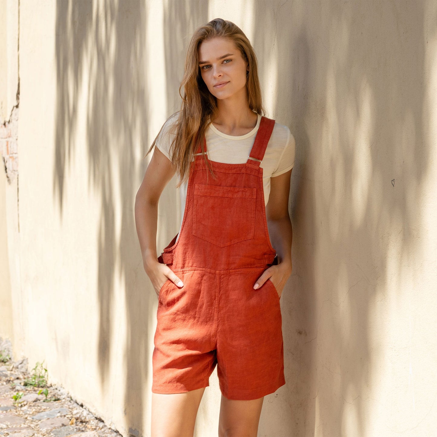 Linen Short Romper Nino