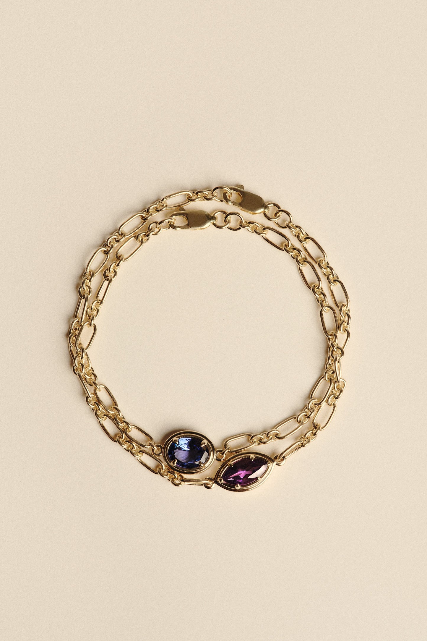 Roma Marquise Gemstone Bracelet | Silver
